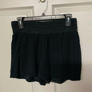 Women’s L Black Lace Shorts
